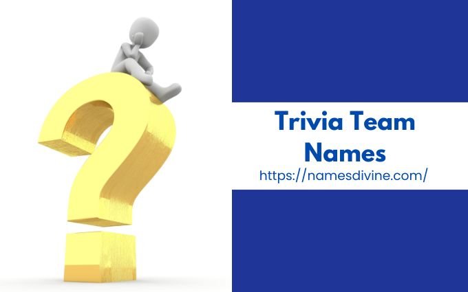 trivia team names